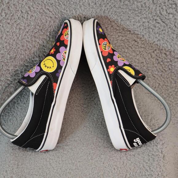 VANS Classic Slip-on Radically Happy Canvas 8 Men /Women 9.5 - Picture 7 of 9